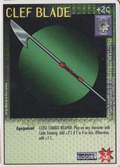 Clef Blade [White Border]